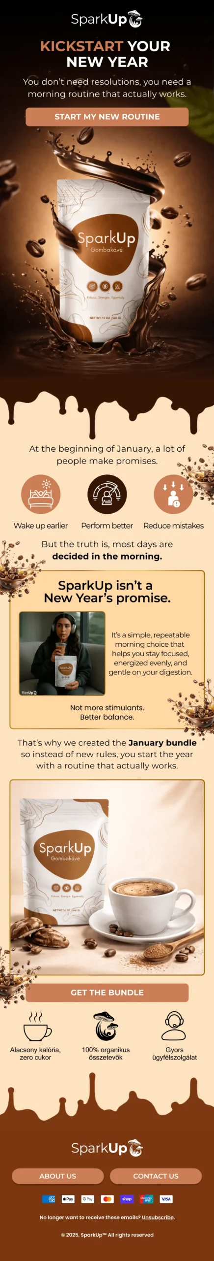 Coffee Brand Email Design