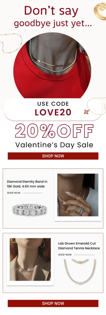 Jewelry Brand Email Design